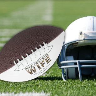Ballon De Foot Laissez-moi demander à ma femme drôle personnalisé