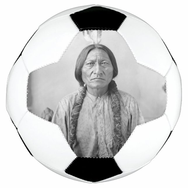 Ballon De Foot Lakota Leader assis Bull Amérindien (Devant)