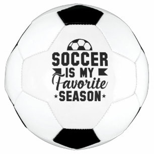 Ballon De Foot Le Football Est Ma Saison Préférée