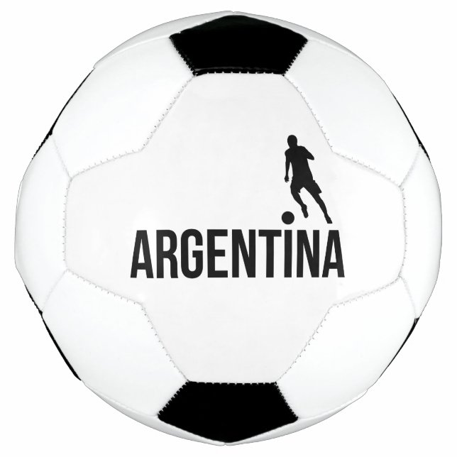 Ballon De Foot Le footballeur du drapeau argentin utilise point c (Devant)