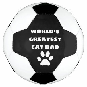 Ballon De Foot Le plus grand chat du monde personnalisé papa text