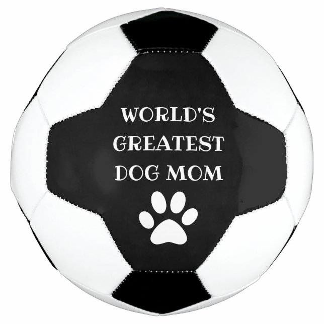Ballon De Foot Le plus grand chien du monde personnalisé maman te (Devant)