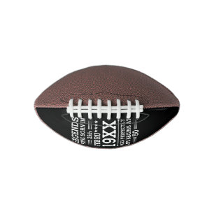 Ballon De Foot Les légendes personnalisées sont nées à la date Mo