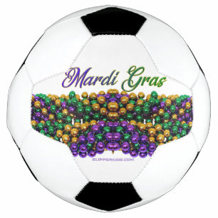 Ballon De Foot L'image emblématique sur le thème de Mardi Gras de