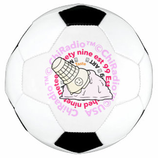 Ballon De Foot LOGO de CRÈMEglacée CHIRadio LLC