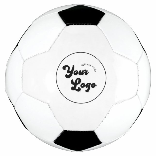 Ballon De Foot Logo d'entreprise Retro Circle Rond Personnalisé (Devant)