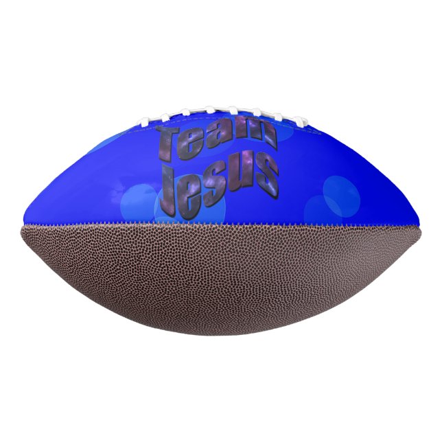 Ballon De Foot Logo du nom de l'équipe Jésus, (Tourné à 270°)