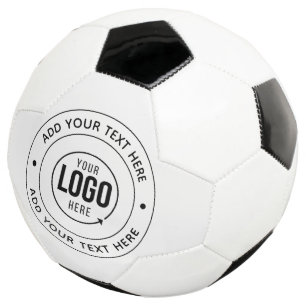 Ballon De Foot ⚽ Logo et Texte Personnalisé Équipe Promo Gear