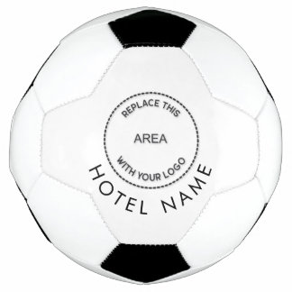 Ballon De Foot Logo Personnalisé Minimaliste Nom De L'Hôtel Toute