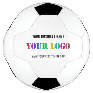 Ballon De Foot Logo Personnalisé Nom Site Web Promotionnels Socce