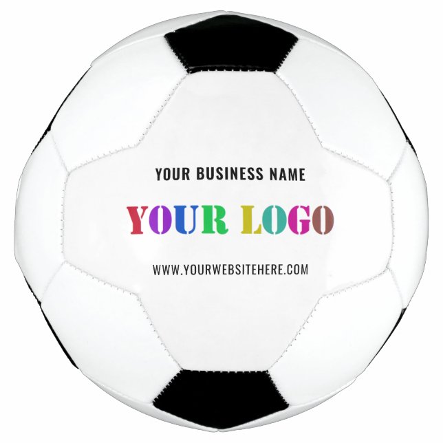 Ballon De Foot Logo Personnalisé Nom Site Web Promotionnels Socce (Devant)