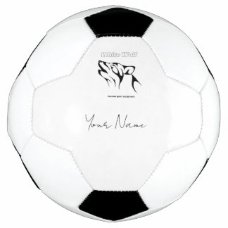 Ballon De Foot Loup blanc