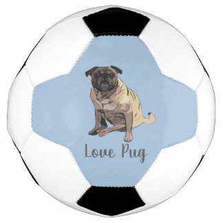 Ballon De Foot Love Pug