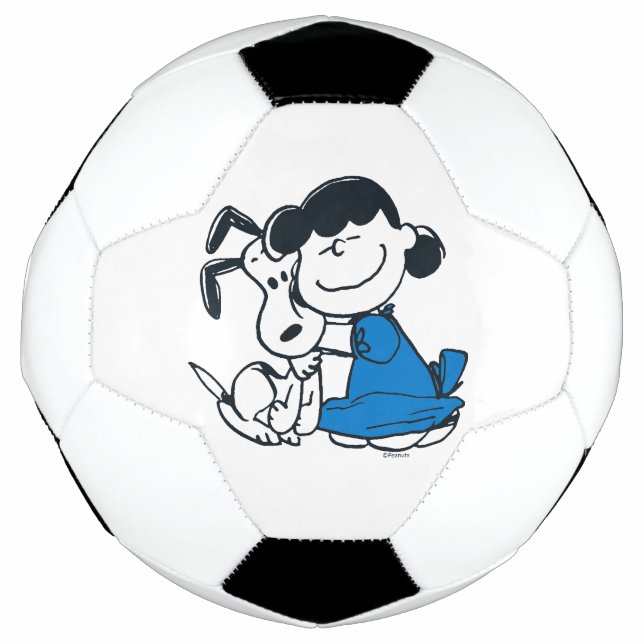 Ballon De Foot Lucy Hugging Snoopy (Devant)