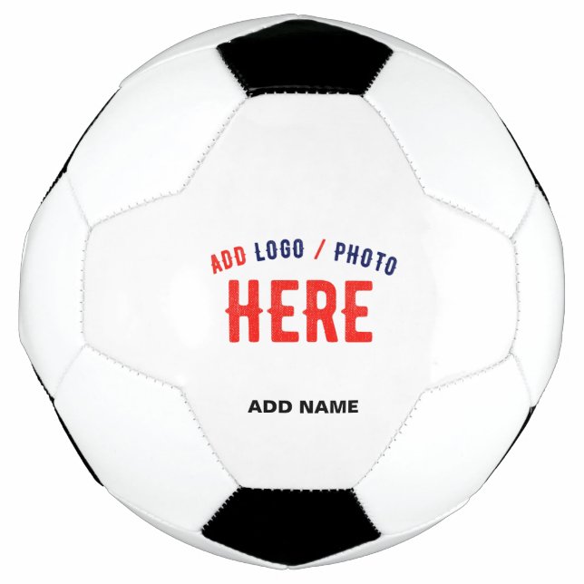 BALLON DE FOOT MARQUE BLANCHE MODERNE ET PERSONNALISABLE VÉRIFIÉE (Devant)