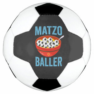 Ballon De Foot Matzo Baller Funny Soccer Hanoukka cadeau de vacan