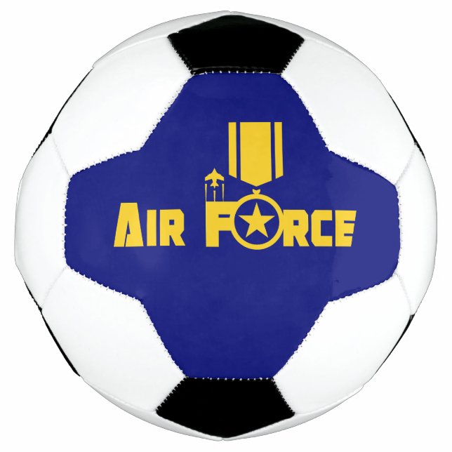 Ballon De Foot Médaille des étoiles militaires de la Force aérien (Devant)