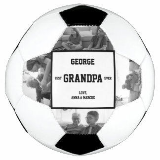 Ballon De Foot Meilleur grand-père Jamais Photo Anniversaire Cade