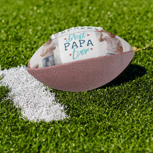 Ballon De Foot Meilleur Papa jamais   Collage de photos lettres à