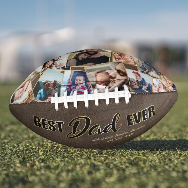 Ballon De Foot Meilleur papa Jamais Fête des pères Keepsaké (Créateur téléchargé)