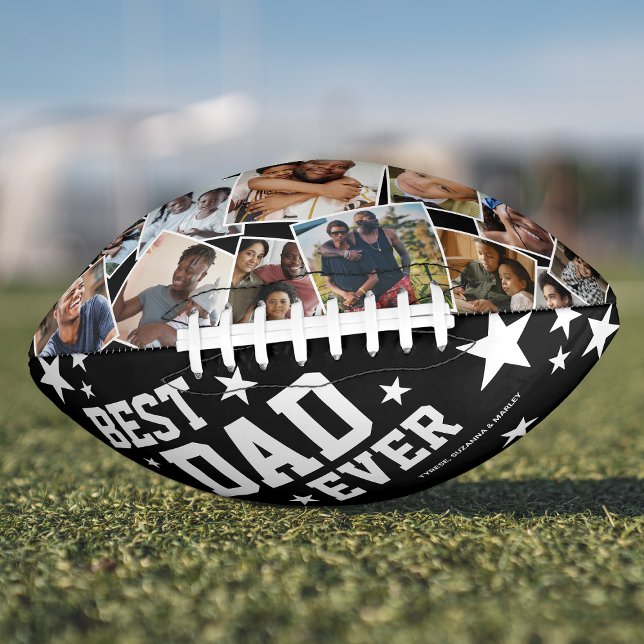 Ballon De Foot Meilleur Papa Jamais Fête des pères Photo Football (Créateur téléchargé)