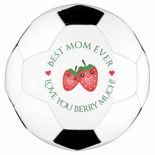 Ballon De Foot Meilleure Maman Jamais Fête des Mères Aimez-vous