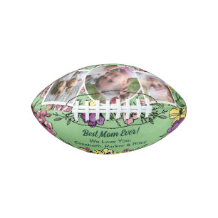 Ballon De Foot Meilleure Maman Jamais Photo Collage Football