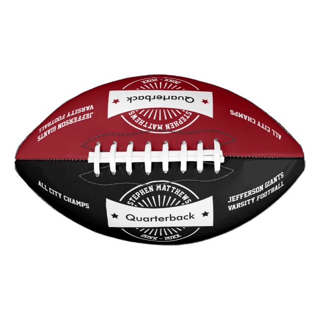 Ballon De Foot Méménite de football principal Badge blanc (Devant)