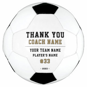 Ballon De Foot Merci Coach Nom de l'équipe