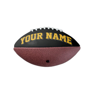 Ballon De Foot Mini OR NOIR ET CHARBON Football personnalisé
