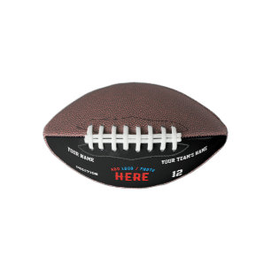 BALLON DE FOOT MODERNE ET MODERNE PERSONNALISABLE NOIR VÉRIFIÉ