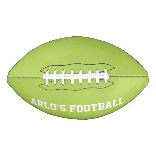 Ballon De Foot Moderne Lime Green Football Personnalisé pour enfa (Devant)
