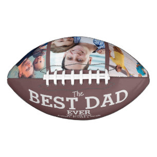 Ballon De Foot Moderne Meilleur papa Jamais Père Jour 3 Photo Col