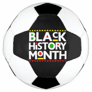 Ballon De Foot Mois de l'histoire noire Melanin Hommes Femmes Enf