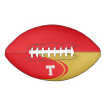 Monogramme de football personnalisé