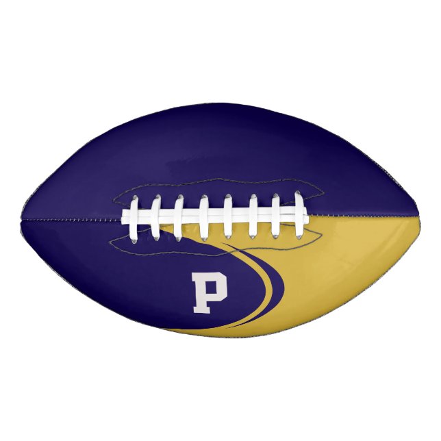 Ballon De Foot Monogramme de football personnalisé (Devant)