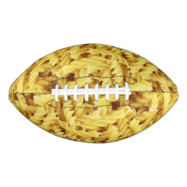Ballon De Foot Motif ALIMENTAIRE DE PÂTES JAUNES (Devant)
