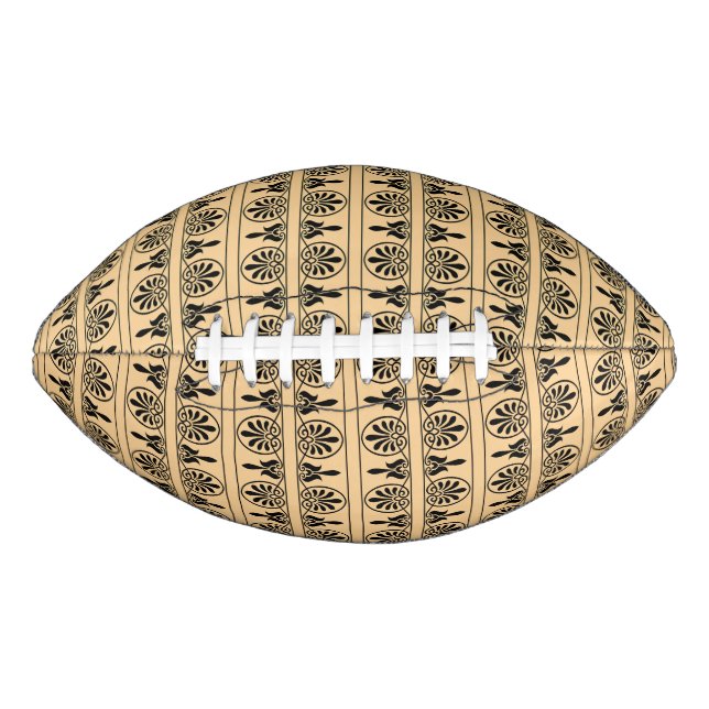 Ballon De Foot Motif arabe grec méditerranéen marron (Devant)