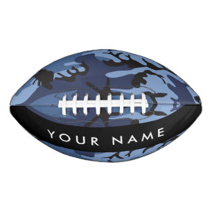 Ballon De Foot Motif camouflage bleu marine Personnalisez votre n
