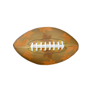 Ballon De Foot Motif d'automne avec feuilles d'érable en chute et