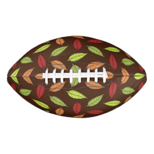 Ballon De Foot Motif de feuilles, feuilles colorées, feuilles d'a
