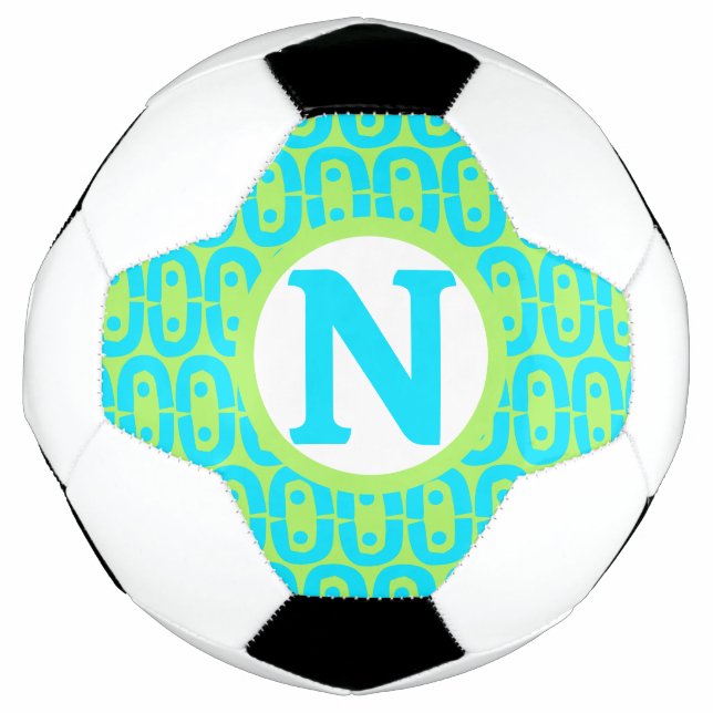 Ballon De Foot motif moderne et coloré (Devant)