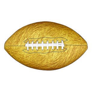 Ballon De Foot Motif PUR de PAPIER d'OR + votre texte/photo