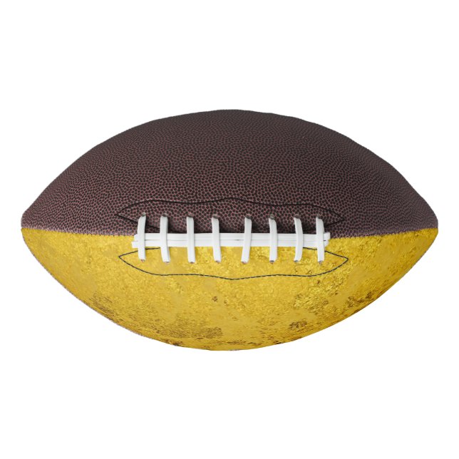 Ballon De Foot Motif PURE FEUILLE D'OR + votre texte / photo (Devant)