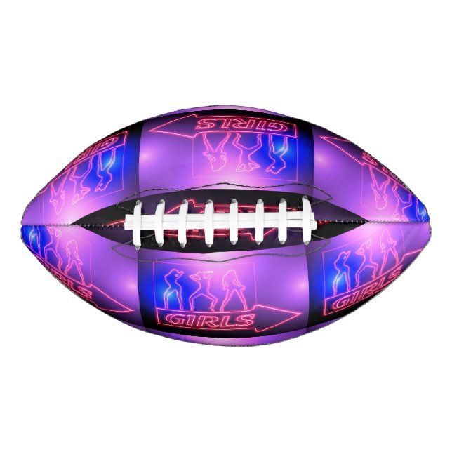 Ballon De Foot Neon Pink Girls Sign Thunder_cove (Devant)