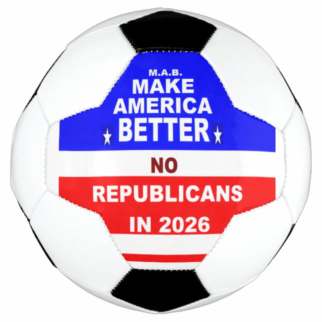 Ballon De Foot "NO Republicans" (Devant)