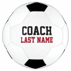 Ballon De Foot Nom de famille personnalisé de l'entraîneur