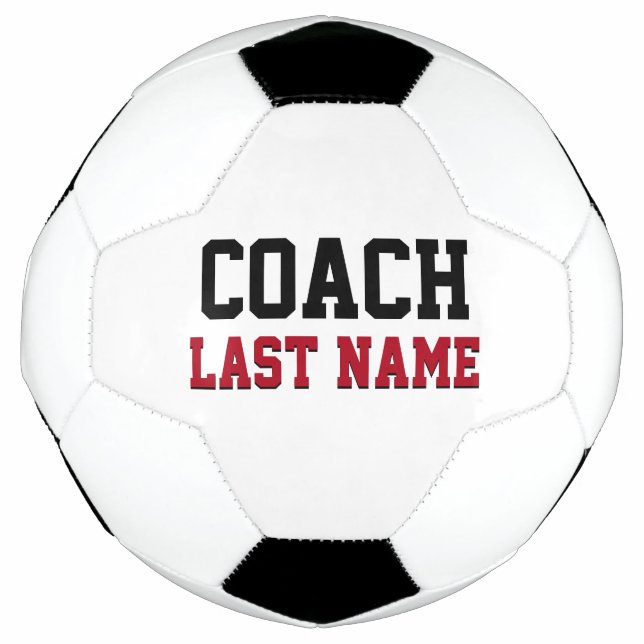 Ballon De Foot Nom personnalisé de l'entraîneur (Devant)