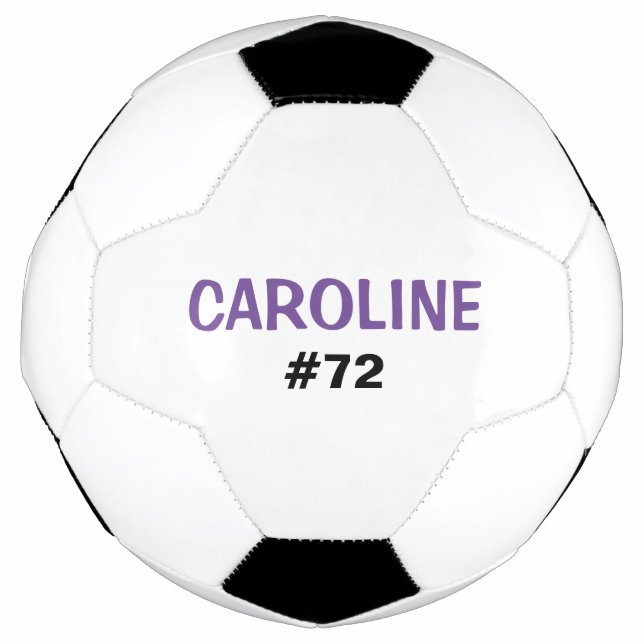 Ballon De Foot Nom personnalisé et numéro Jersey pour enfants (Devant)