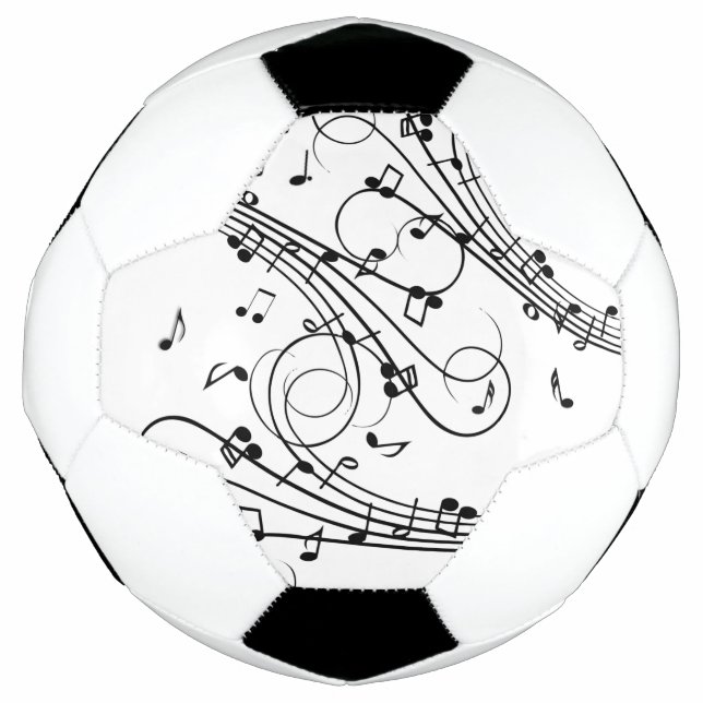 Ballon De Foot Notes de fantaisie du design musical (Devant)